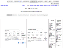 Tablet Screenshot of bazi-calculator.com